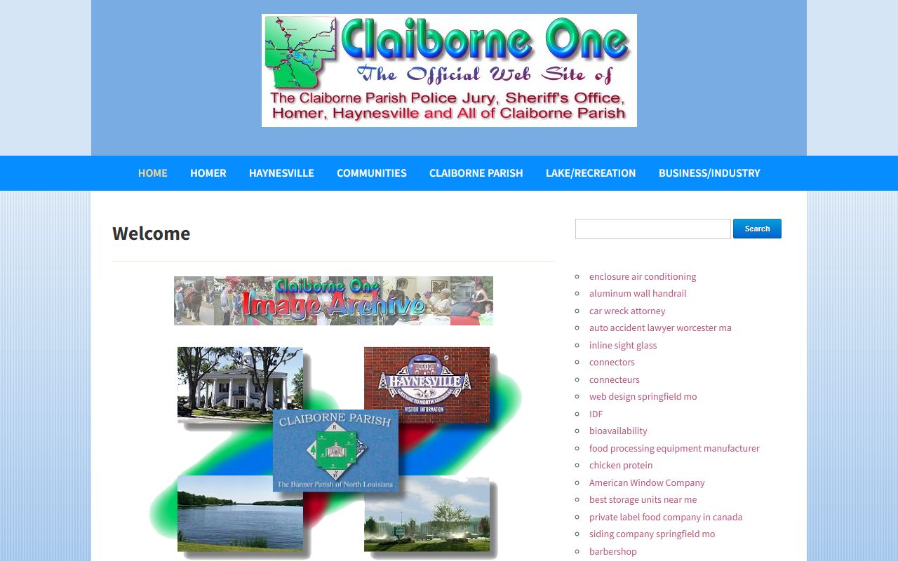 Claiborne Parish alternative clerk website for criminal records access